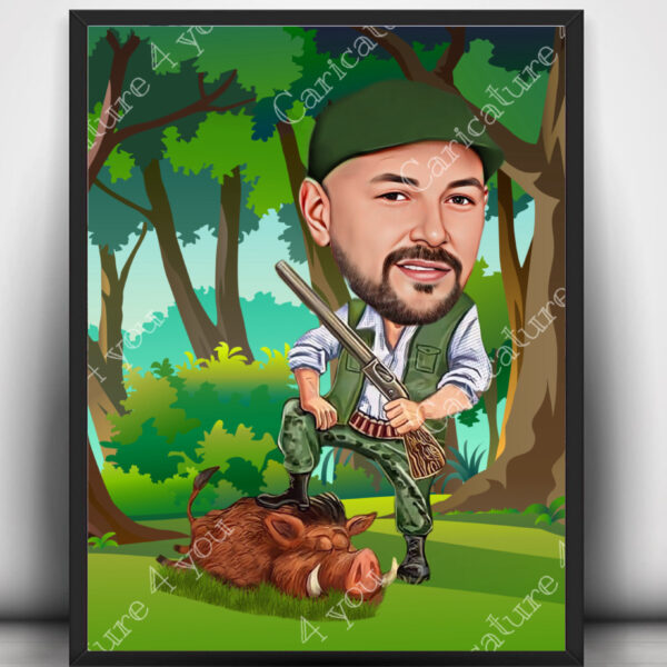 Карикатура за ловец с глиган