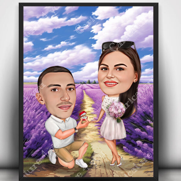 Карикатура за предложение на брак