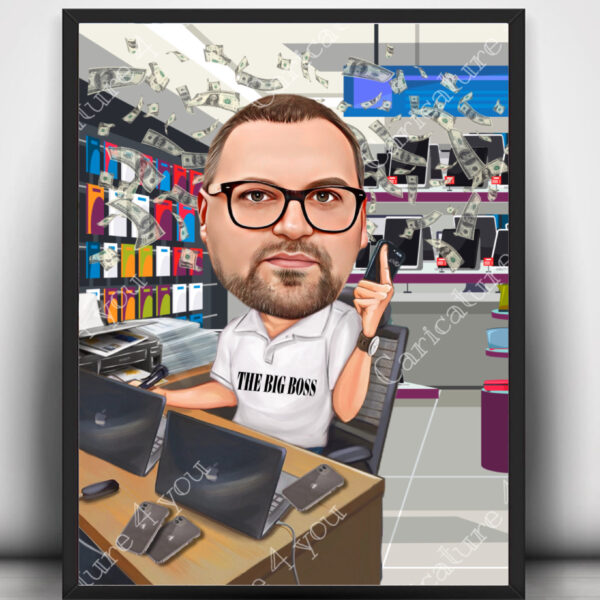 Карикатура за управител