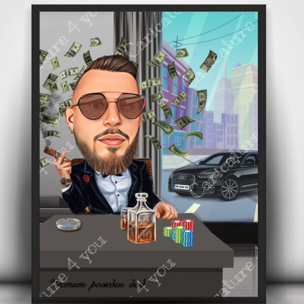 Карикатура за шеф