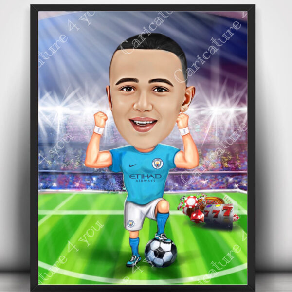 Футболна карикатура