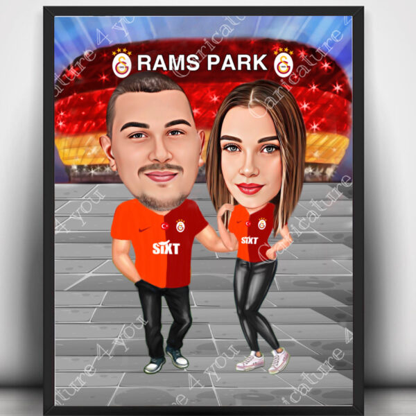 Футболна карикатура Galatasaray